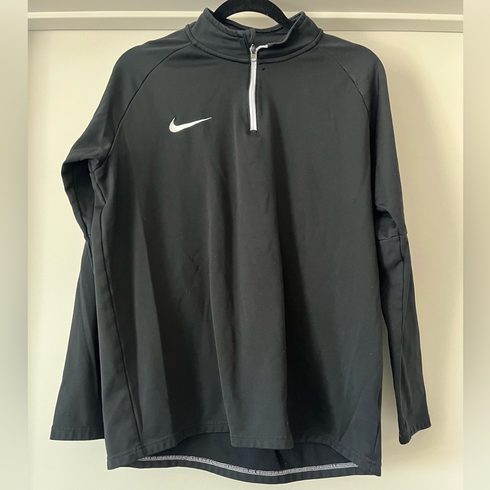Nike | Men's Dri-Fit Training 1/2 Zip | Black/White | Large